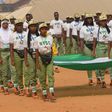 NYSC corps members on parade ground