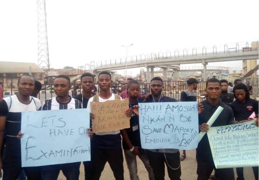 Mapoly students protest again