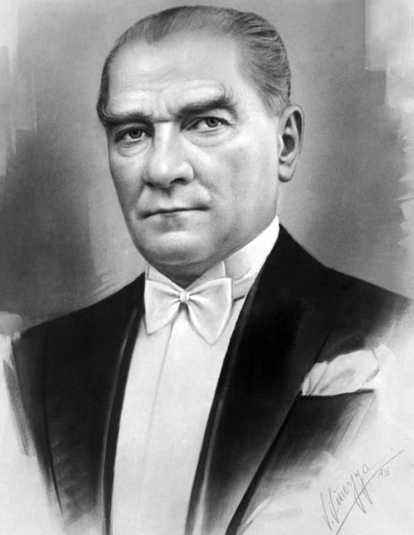 Undated photo of Mustapha Kemal Ataturk