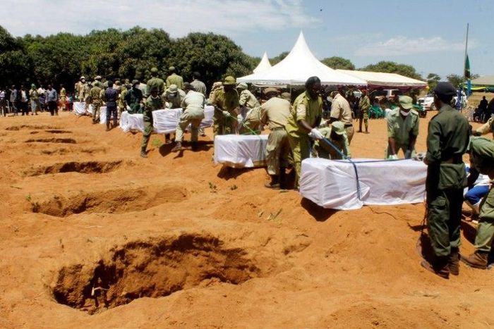 Prime Minister Kassim Majaliwa led "national funerals" on the island of Ukara, where the MV Nyerere had been coming in to dock on Thursday