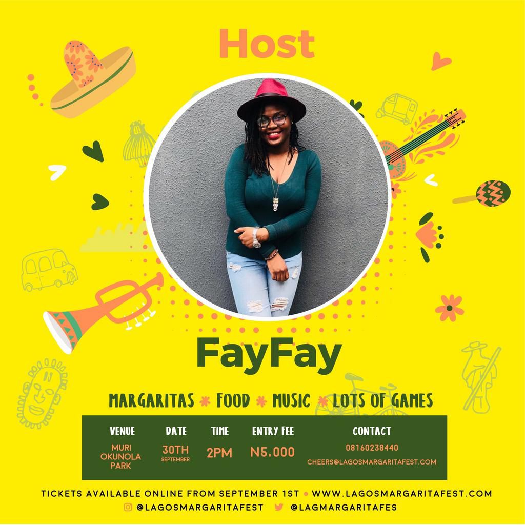 Fay Fay to host the exciting Lagos Margarita Festival
