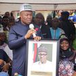 Akpabio storms rally with Buhari’s official portrait