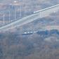 A South Korean train left Dorasan station Friday and crossed into North Korea