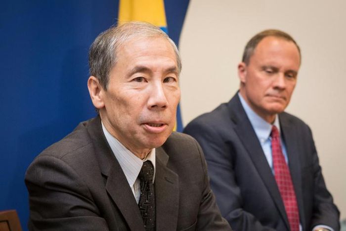 The US embassy in Somalia has been closed since the country's civil war in 1991, but the US has reestablished a permanent diplomatic presence in Somalia, and career diplomat Donald Yamamoto (pictured December 2017) has taken office as ambassador