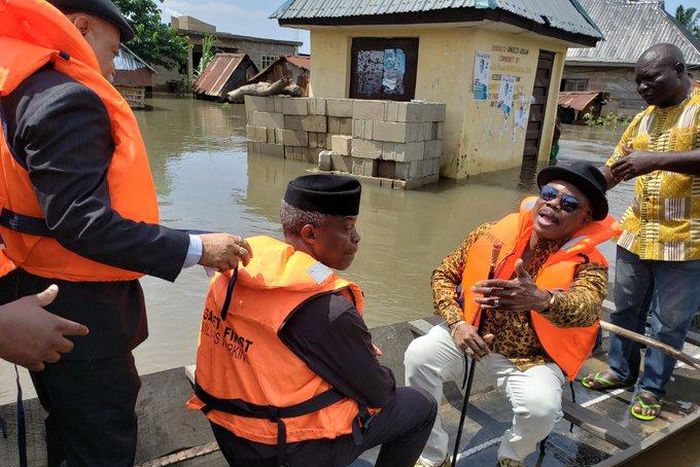 Vice President Yemi Osinbajo with Anambra State governor, Willie Obiano