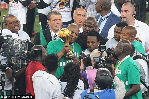 Stephen Keshi and Ogeny Onazi