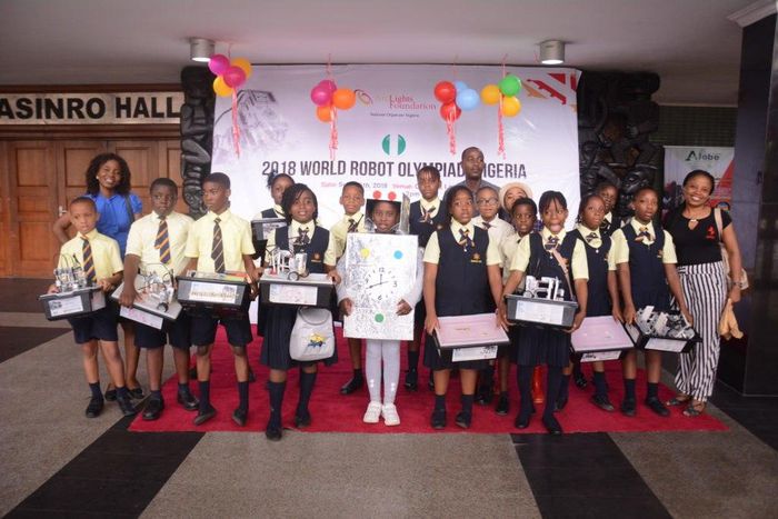 Participants at the 2018 World Robot Olympiad (WRO) Nigeria held on Saturday, Sept 15, 2018, in Lagos.