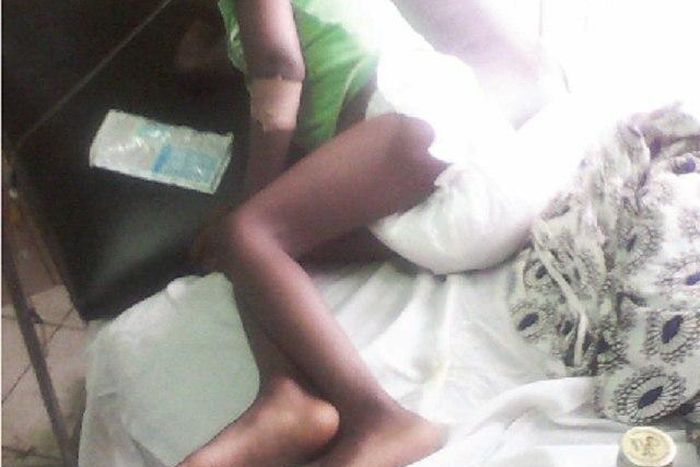 The sick child, Teniola Bashorun