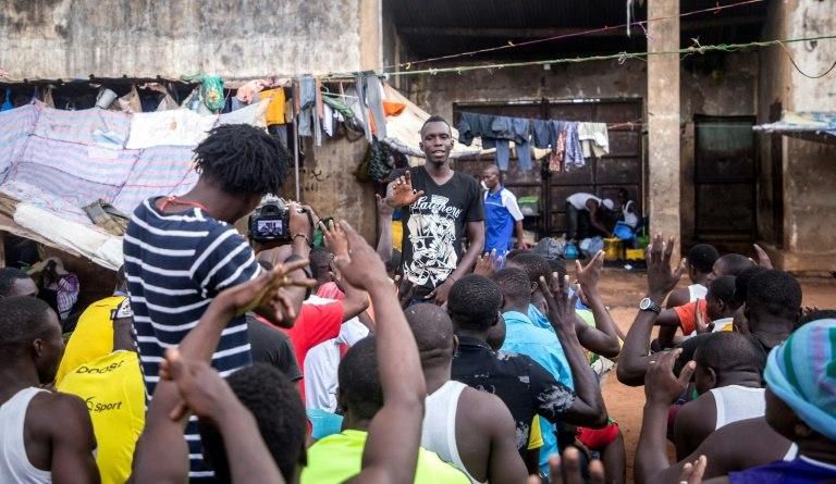 Johnyto, 25, won an audition run by Burkinabe reggae star Freeman Tapily, who was looking for an inmate to record an album behind bars