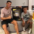 Cristiano Ronaldo and son