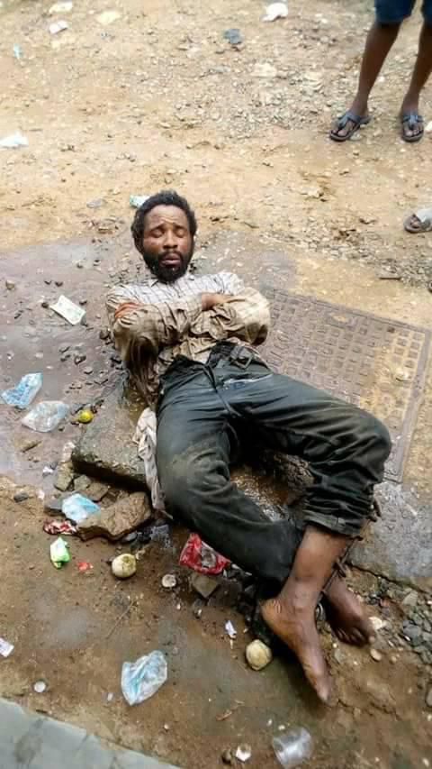 A suspected ritualist Mustapha was reportedly identified by a woman he attended school with.