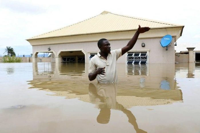 Nigeria has declared a national disaster after severe flooding left about 100 people dead
