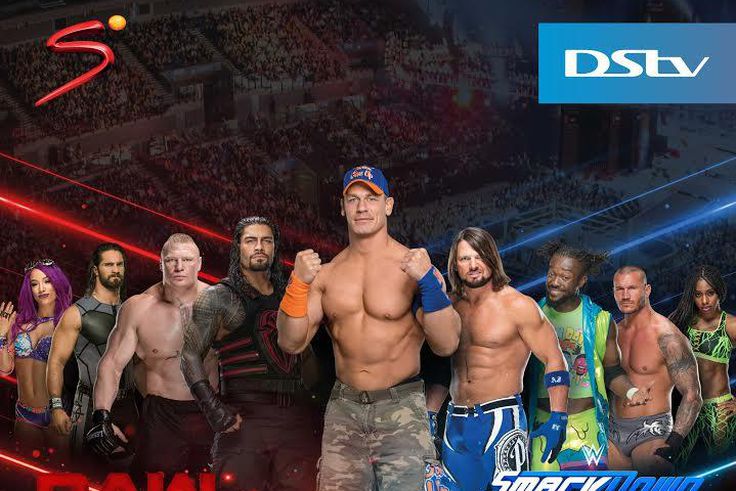Raw, Smackdown now available on DStv