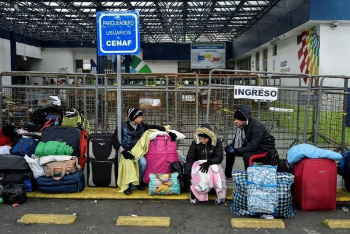 The UN says that some 1.6 million Venezuelans have left their country since 2015, like the ones pictured August 2018, and has asked Caracas to "accept humanitarian assitance" to address the ongoing crisis