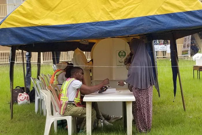 A polling booth in Osun state
