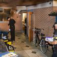Dutch police officers search the Arnhem home of one of the people suspected of wanting to carry out a "major" terror attack in the Netherlands