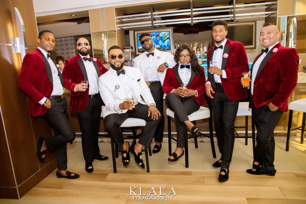 Yomola and Peter's wedding pictures are in from the other side of the world, and they're brimming with surreal love and laughter!