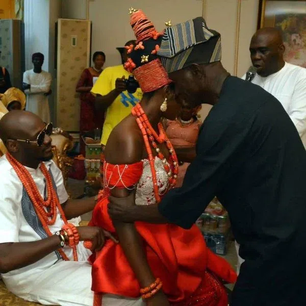 Peep photos from 2Baba, Natasha Osawaru’s traditional wedding