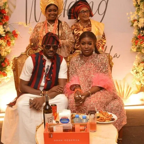 Peep photos from 2Baba, Natasha Osawaru’s traditional wedding