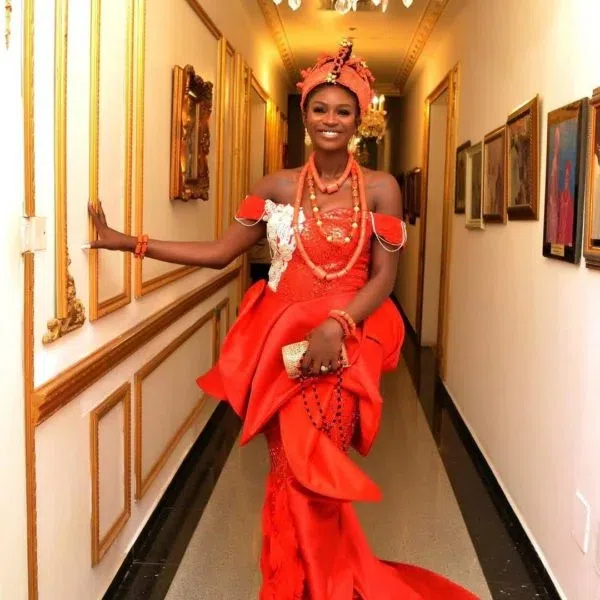 Peep photos from 2Baba, Natasha Osawaru’s traditional wedding