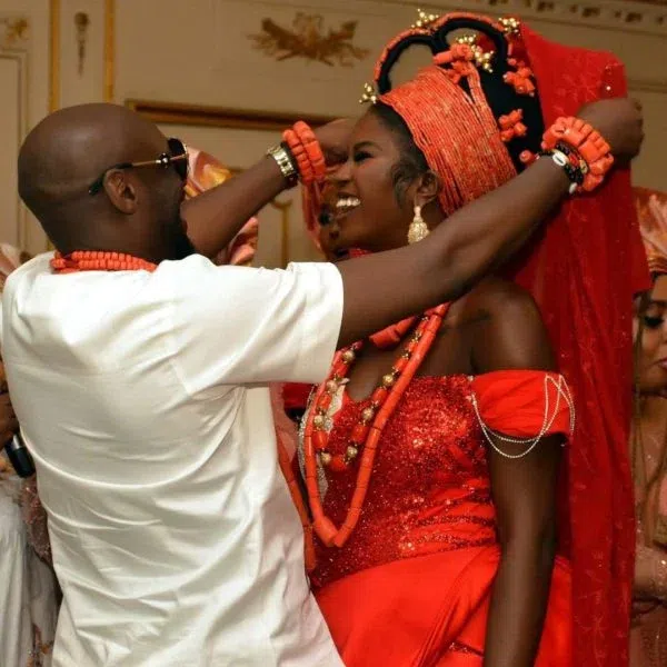 Peep photos from 2Baba, Natasha Osawaru’s traditional wedding