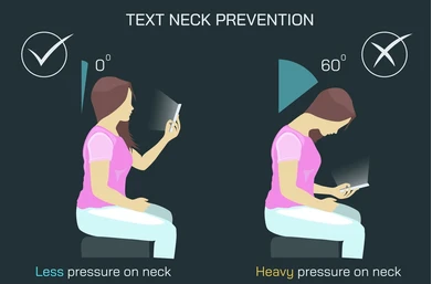 The lower your head bends, the heavier it becomes for your spin [iStock]
