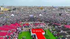 Stade LSS : les premières images du Téra Meeting de Sonko (VIDEO)