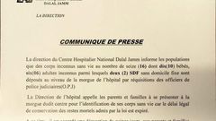 Dalal Jamm : 16 corps inconnus, dont 10 bébés, nécessitent identification