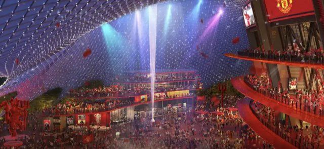 Le nouveau stade futuriste de Manchester United