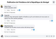 Torrent d’injures sur la page de la Présidence