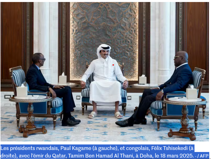 Accord de cessez-le-feu entre Kagame et Tshisekedi au Qatar : le rôle joué par Karim Wade