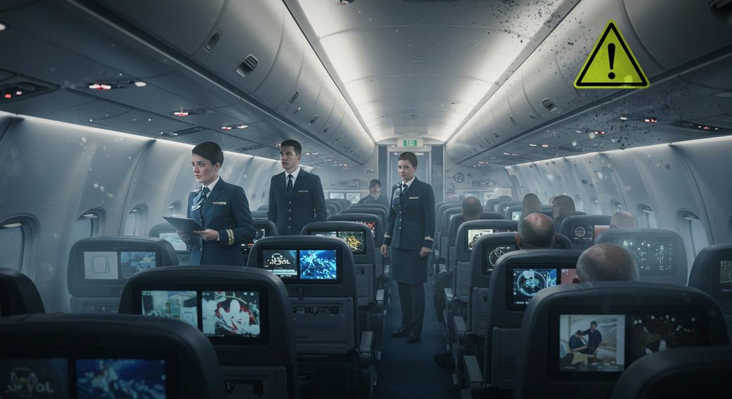 Syndrome aérotoxique : que cache l’air qu’on respire en avion ?