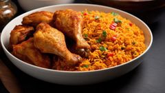 Jollof Rice with Chicken