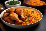 Jollof Rice with Chicken