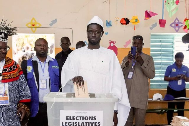 DIOMAYE A VOTE NDIAGANIAO