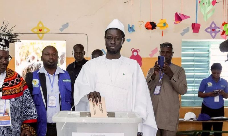 DIOMAYE A VOTE NDIAGANIAO