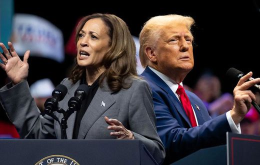 Kamala Harris and Donald Trump