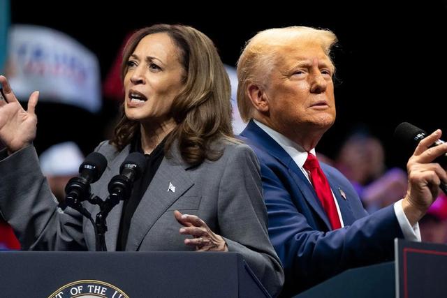 Kamala Harris and Donald Trump
