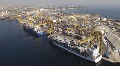 Port in Dakar Senegal