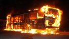 bus en feu