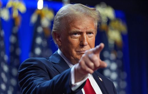 Donald Trump is on the cusp of a landslide victory and a return to the White House.AP Photo/Evan Vucci
