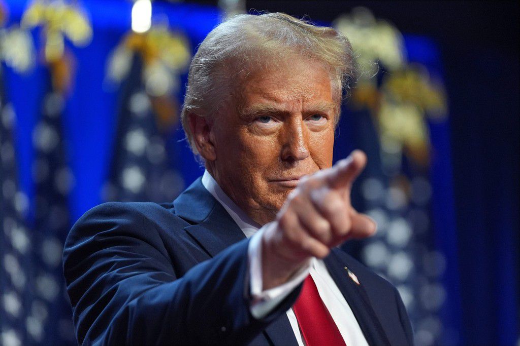 Donald Trump is on the cusp of a landslide victory and a return to the White House.AP Photo/Evan Vucci