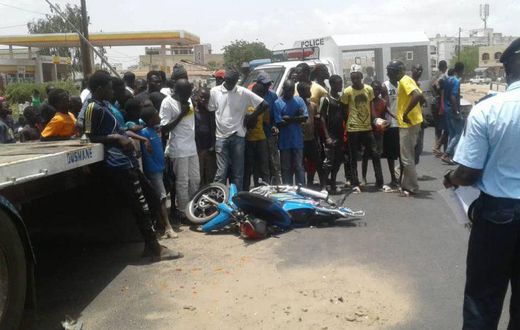 Les accidents impliquant les mototaxi sont fréquents à Kaolack où ils sont beaucoup utilisés comme moyen de transport