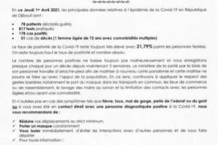 Ministere de la Santé de Djibouti