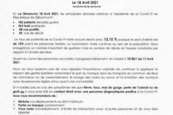 Ministere de la Santé de Djibouti