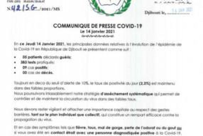 Ministere de la Santé de Djibouti