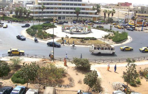 Rond point jet deau sicap dakar