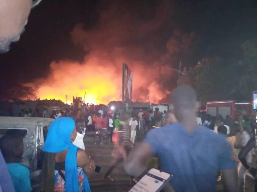 Grave incendie à la SODIDA