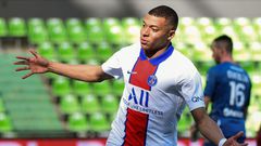 Kylian Mbappe has scored 25 Ligue 1 goals this season