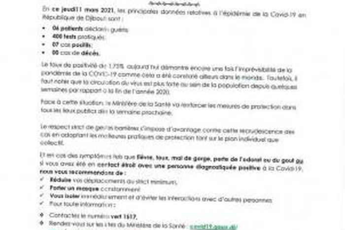 Ministere de la Santé de Djibouti